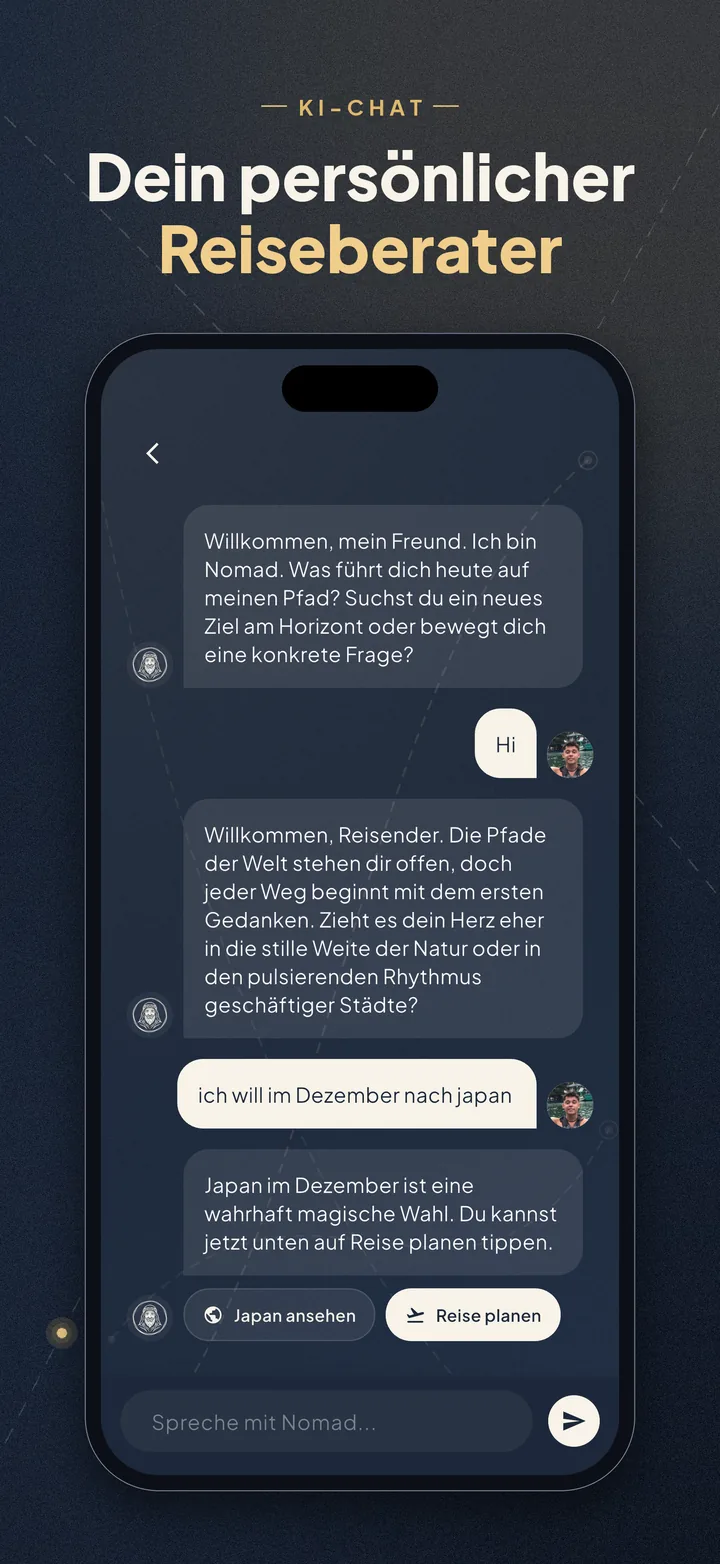 Nomad KI-Chat: Dein persönlicher Reiseberater